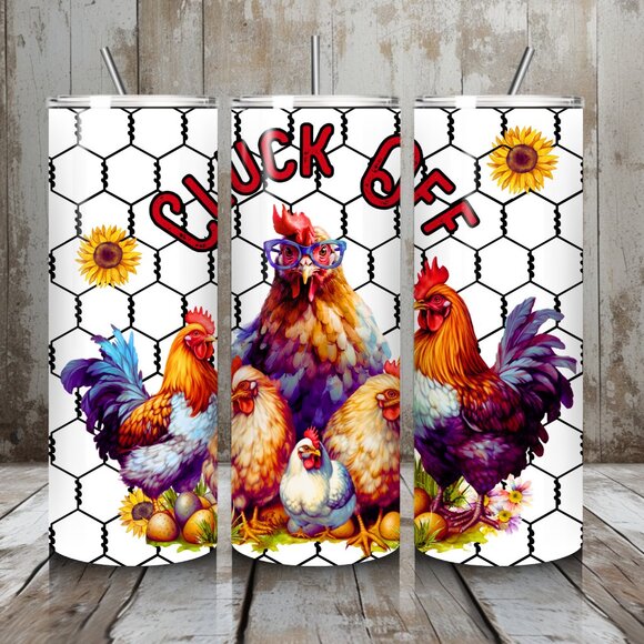 Other - Cluck Off Chicken Tumbler 20 oz